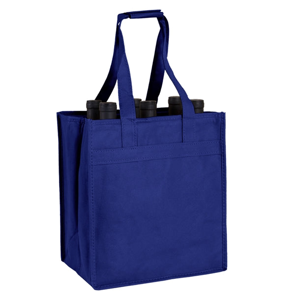 Non-Woven 6 Bottle Wine Tote