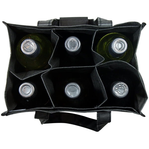 Non-Woven 6 Bottle Wine Tote