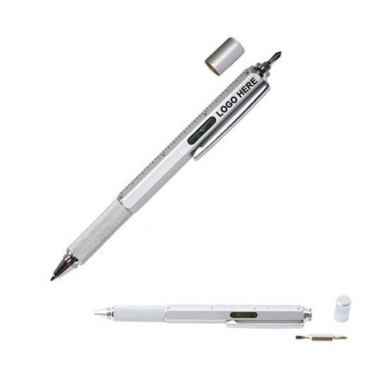 Plastic Level Pen Or Stylus Pen With Ruler And Screwdriver