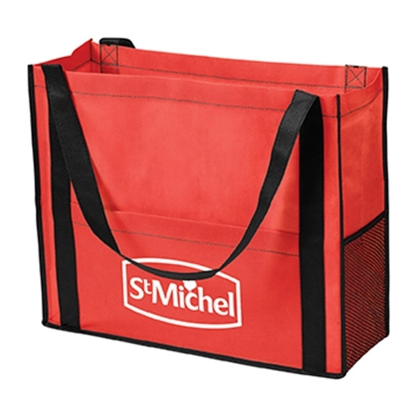 Chandler Non-Woven Mesh Tote Bag with Gusset