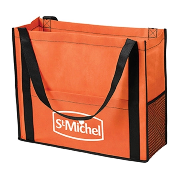 Chandler Non-Woven Mesh Tote Bag with Gusset