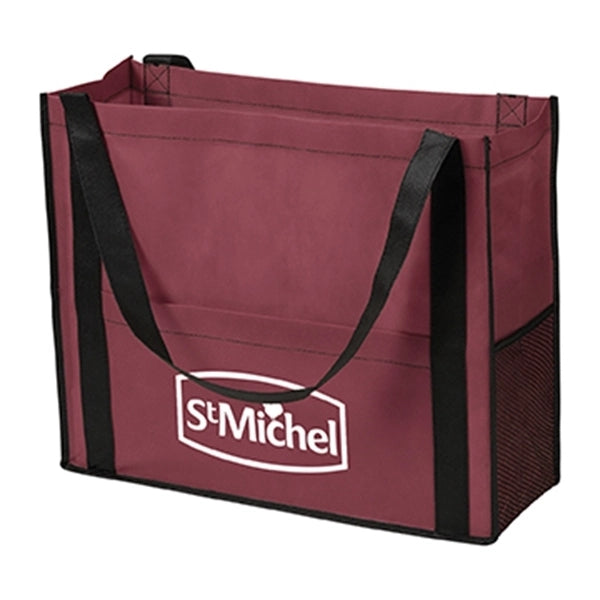 Chandler Non-Woven Mesh Tote Bag with Gusset