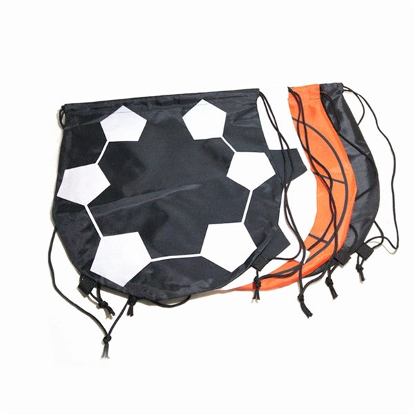 Football/Basketball Shaped Drawstring Bag