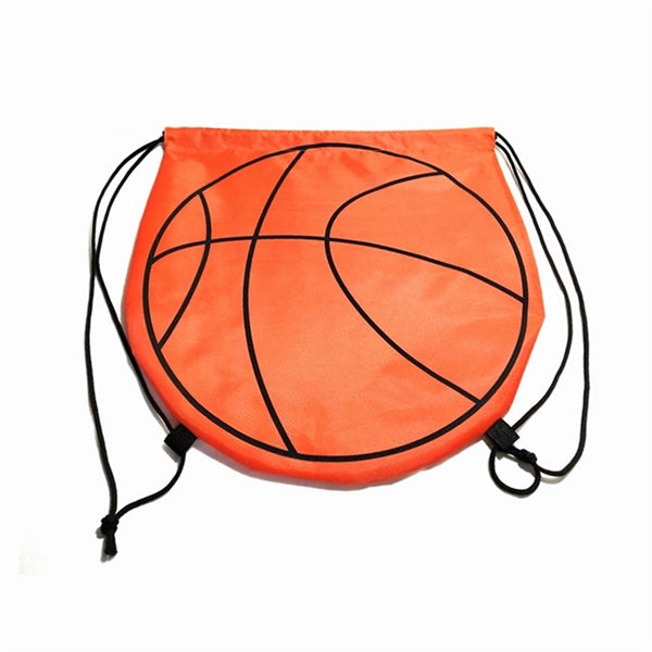 Football/Basketball Shaped Drawstring Bag