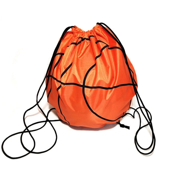 Football/Basketball Shaped Drawstring Bag