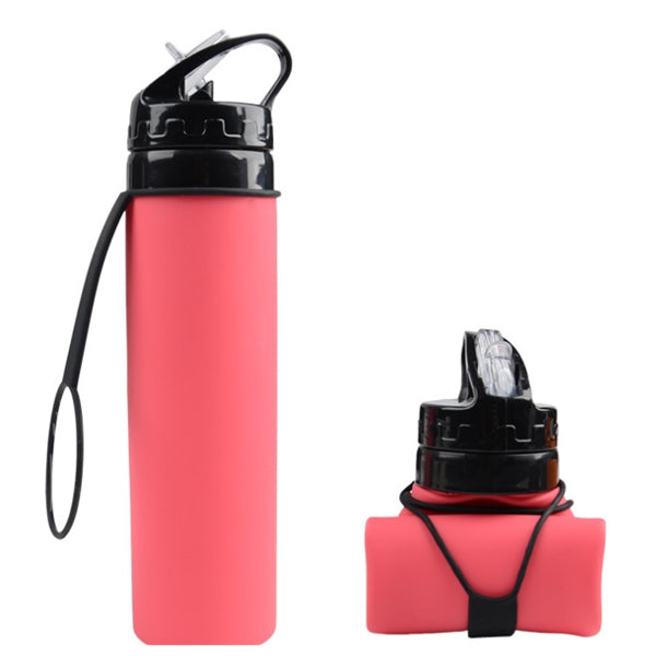 Hydrate Silicone Collapsible Sports Water Bottle 20 Oz