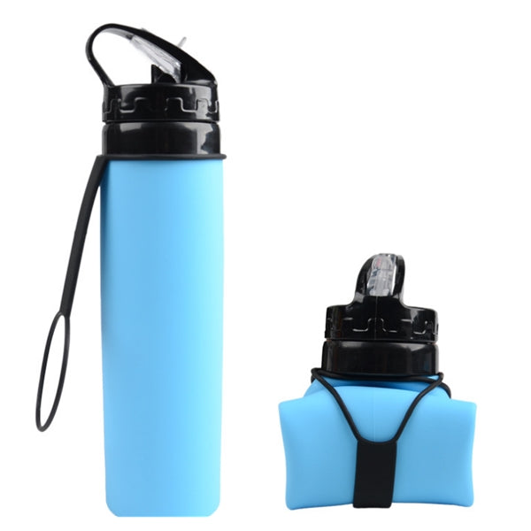 Hydrate Silicone Collapsible Sports Water Bottle 20 Oz
