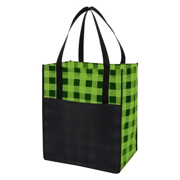 Northwoods Laminated Non-Woven Recycled Tote Bag