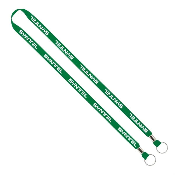 Import Rush 1/2" Polyester 2-Ended Lanyard with Crimps