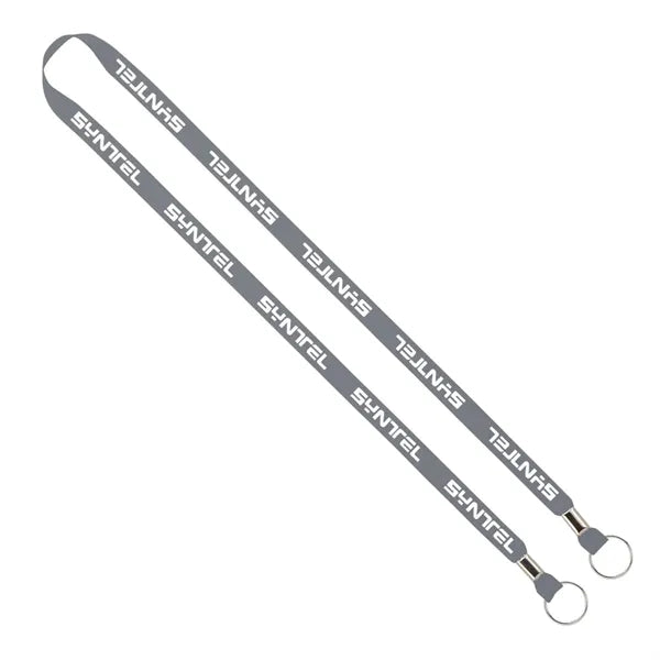 Import Rush 1/2" Polyester 2-Ended Lanyard with Crimps