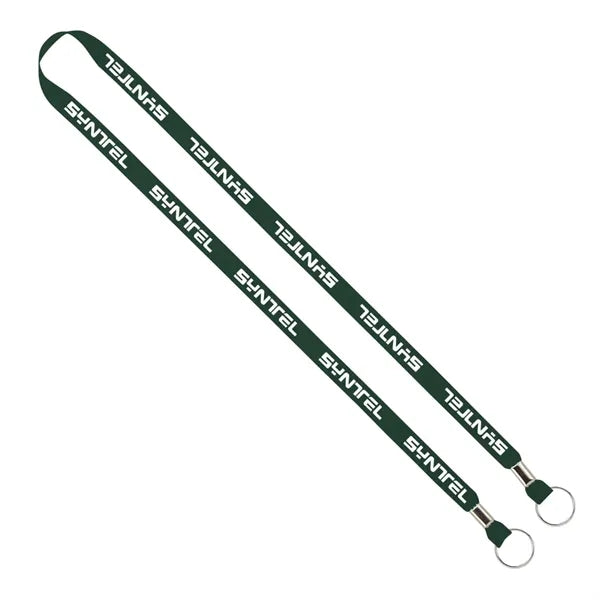 Import Rush 1/2" Polyester 2-Ended Lanyard with Crimps