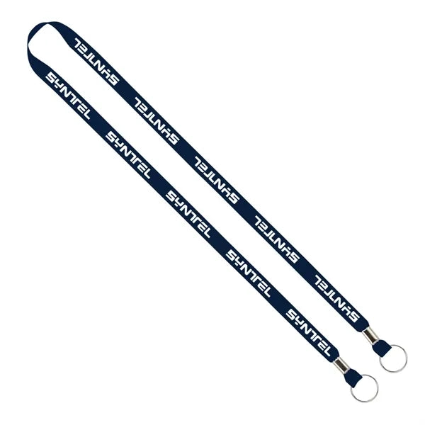 Import Rush 1/2" Polyester 2-Ended Lanyard with Crimps