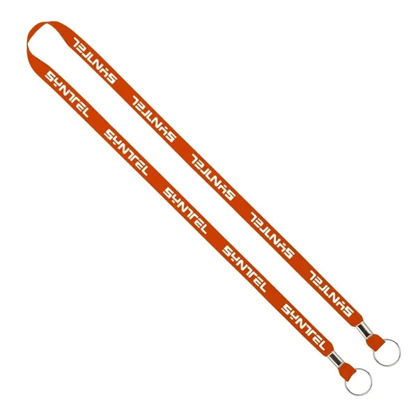 Import Rush 1/2" Polyester 2-Ended Lanyard with Crimps