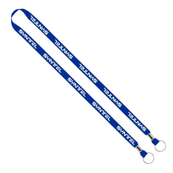 Import Rush 1/2" Polyester 2-Ended Lanyard with Crimps