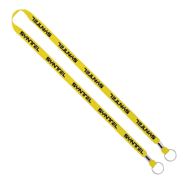 Import Rush 1/2" Polyester 2-Ended Lanyard with Crimps