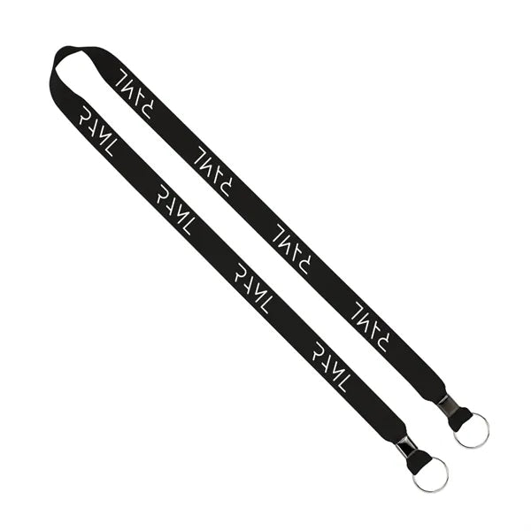 Import Rush 3/4" Polyester 2-Ended Lanyard with Crimps