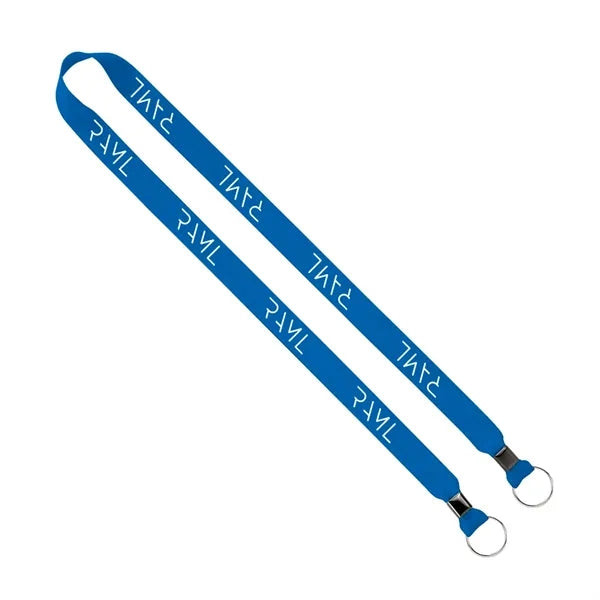 Import Rush 3/4" Polyester 2-Ended Lanyard with Crimps