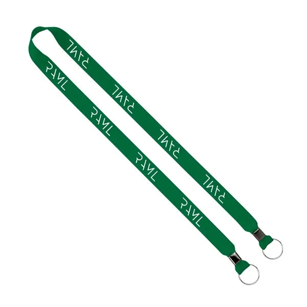 Import Rush 3/4" Polyester 2-Ended Lanyard with Crimps