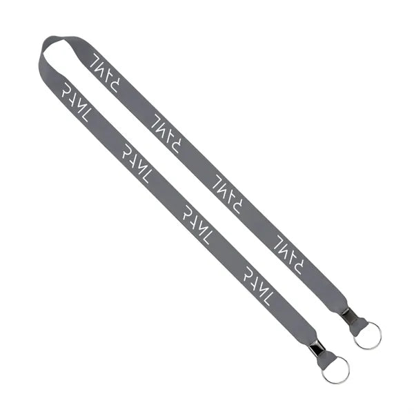 Import Rush 3/4" Polyester 2-Ended Lanyard with Crimps