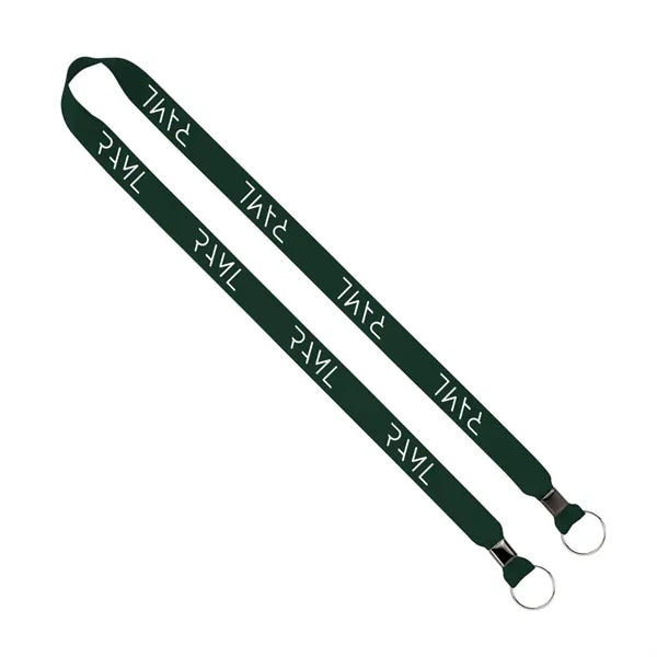 Import Rush 3/4" Polyester 2-Ended Lanyard with Crimps