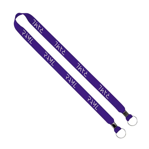 Import Rush 3/4" Polyester 2-Ended Lanyard with Crimps