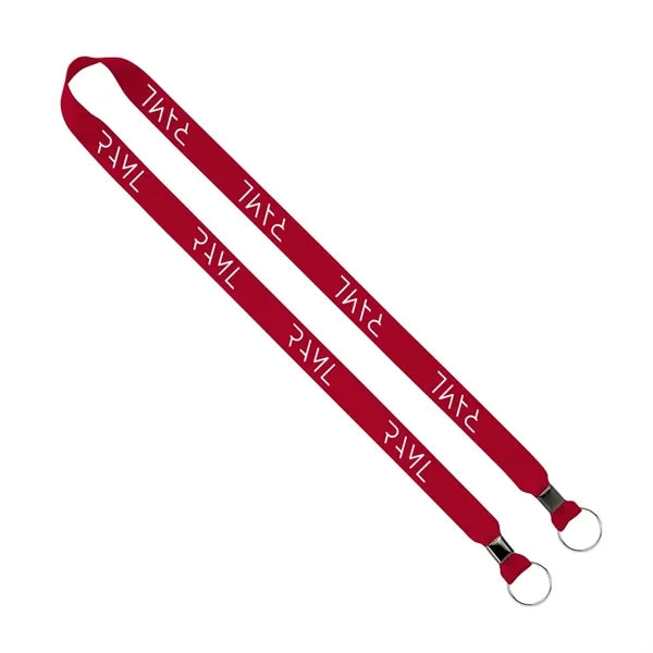 Import Rush 3/4" Polyester 2-Ended Lanyard with Crimps