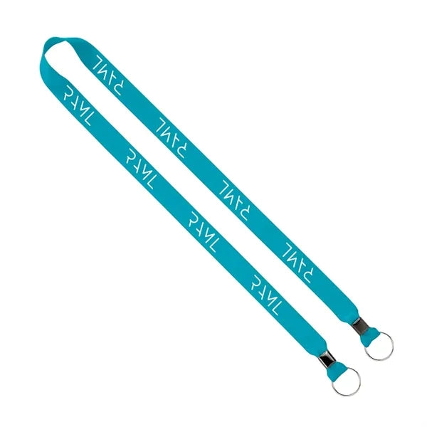 Import Rush 3/4" Polyester 2-Ended Lanyard with Crimps