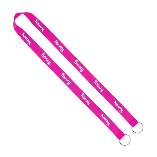 Import Rush 3/4" Polyester Sewn 2-Ended Lanyard