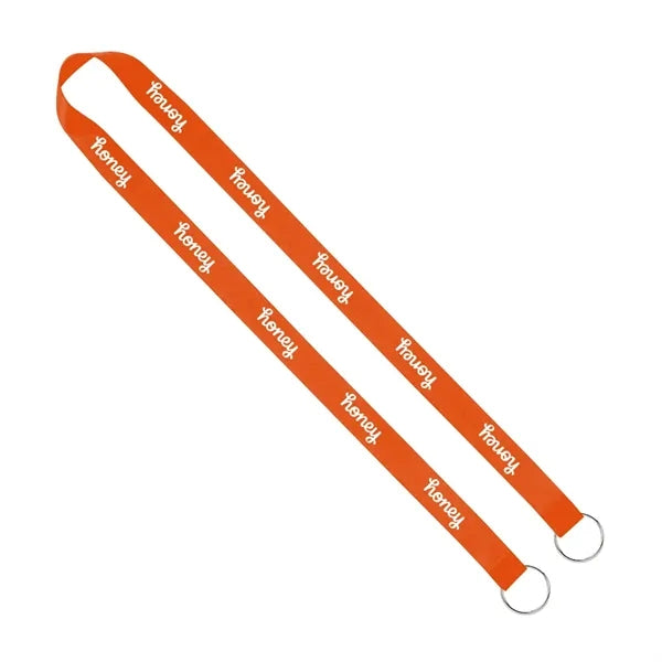 Import Rush 3/4" Polyester Sewn 2-Ended Lanyard