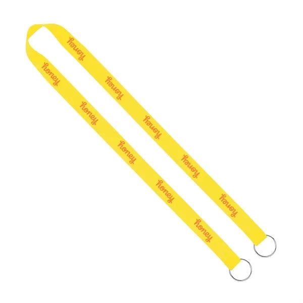 Import Rush 3/4" Polyester Sewn 2-Ended Lanyard