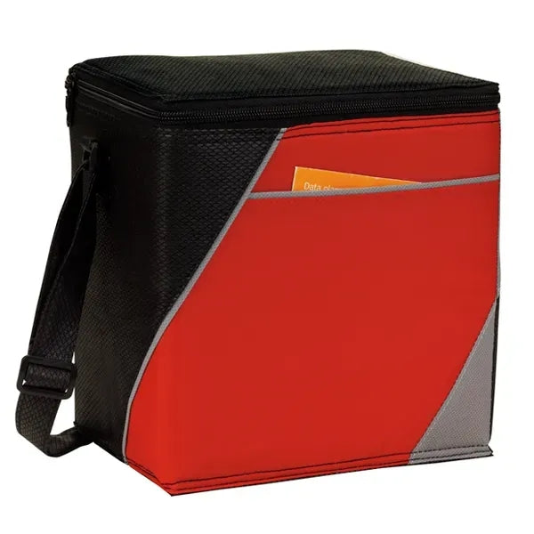 8 Pack Color Block Cooler Bag with Shoulder Strap