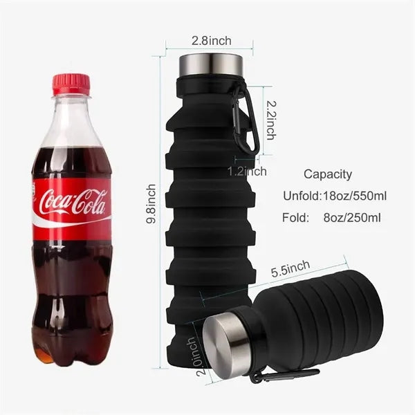 18 OZ Collapsible Foldable Water bottle
