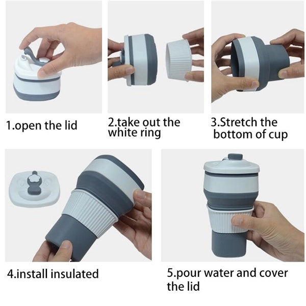 Magic Silicone Collapsible Coffee Cup