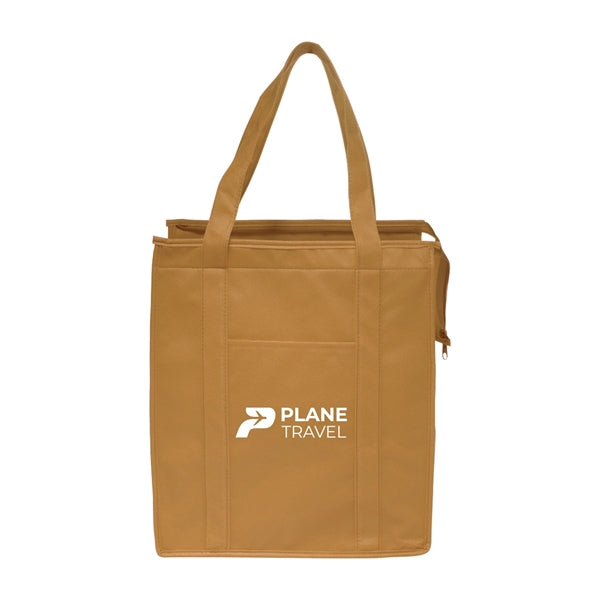 Stay Cool Non-Woven Insulated Tote Bag (1 Color Imprint)