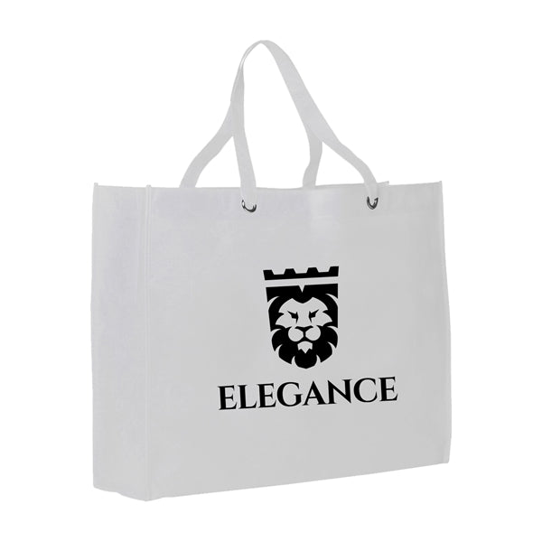 Shopper Non-Woven Tote Bag (1 Color Imprint)
