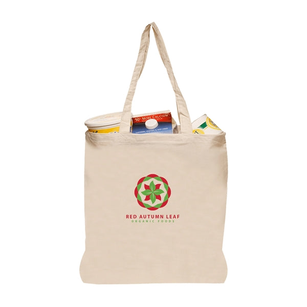 Nature Lover Natural Cotton Fiber Tote Bag (1 Color Imprint)