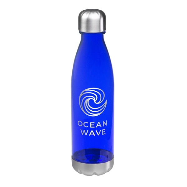25 oz. Amphora Plastic Water Bottle (1 Color Imprint)
