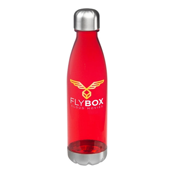 25 oz. Amphora Plastic Water Bottle (1 Color Imprint)