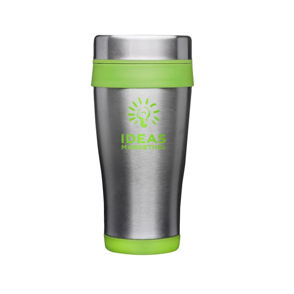 16 oz. Grab-n-Go Stainless Steel Mug (1 Color Imprint)