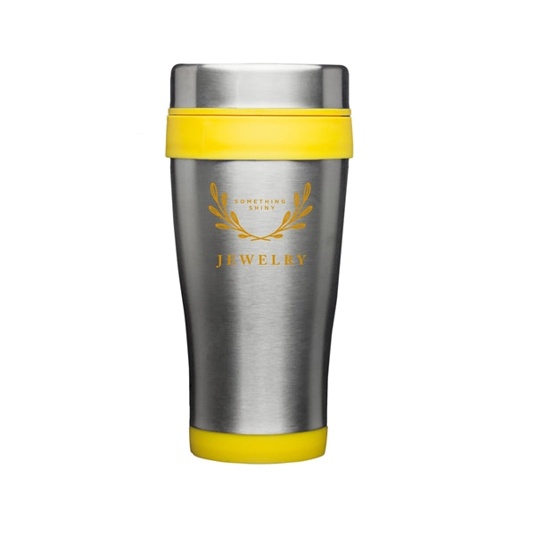 16 oz. Grab-n-Go Stainless Steel Mug (1 Color Imprint)