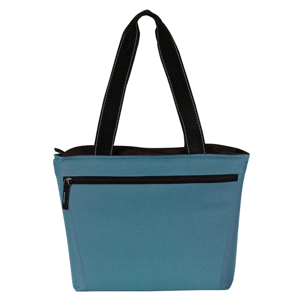12 Can Insulated Cooler Tote Bag with Front Zipper Pocket