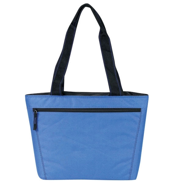 12 Can Insulated Cooler Tote Bag with Front Zipper Pocket