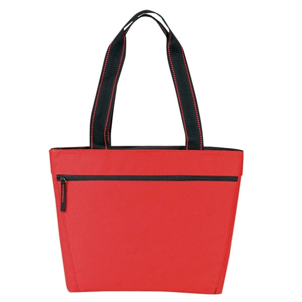 12 Can Insulated Cooler Tote Bag with Front Zipper Pocket