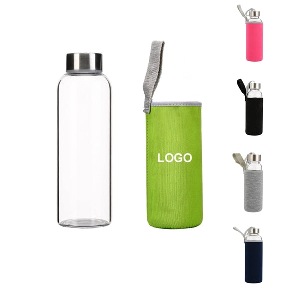 Glass Water Bottle