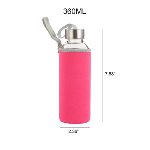 Glass Water Bottle