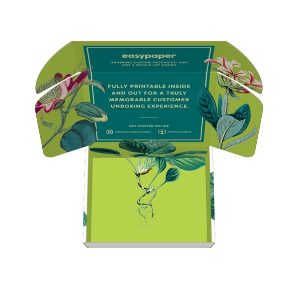 9"x 6"x 4" E-Flute Display Mailer Box Printed