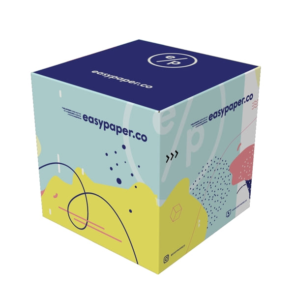 6"x 6"x 6" E-Flute Shipping Box Printed Full Color