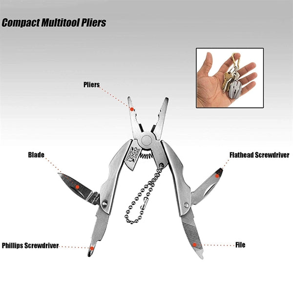 Stainless Steel Portable Multitool mini Folding Plier