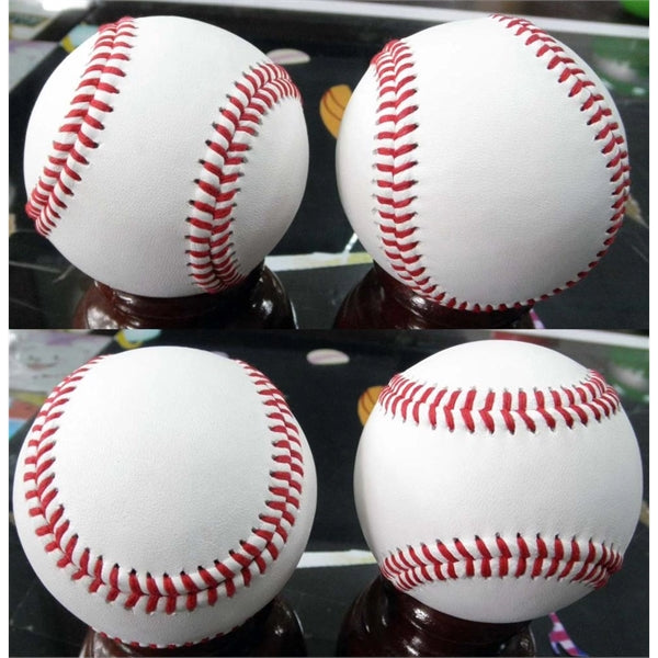 12" Softball With Red Stitching