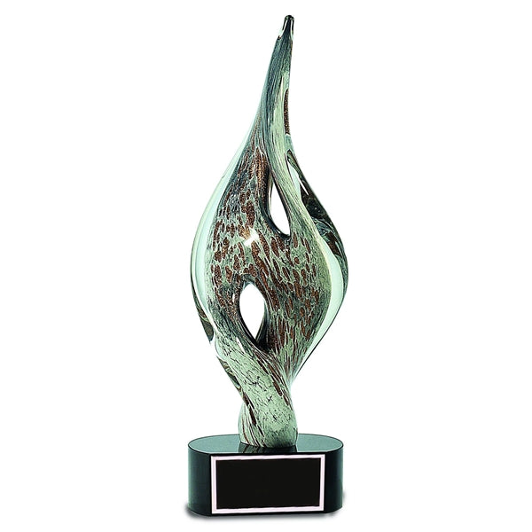 15" Spire Twist Art Glass